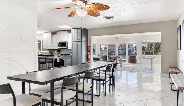 St Pete-Clearwater beach home with dock and pool near Redington Beach