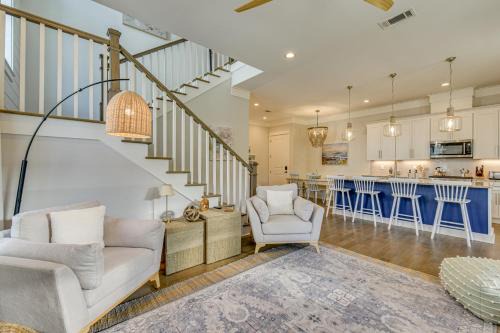 Steps to 30A Beaches! 4BR Coastal Home - Sleeps 12