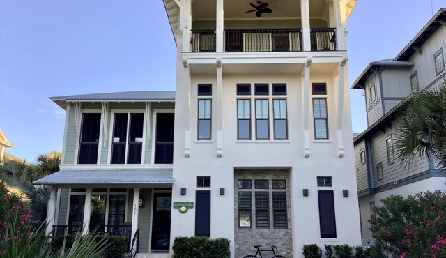 Stunning five bedroom home with private pool, just steps from the beach!