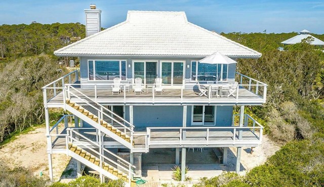 THIS SPLENDID BEACHFRONT HOME boasts some of the best views of the island! in St. George Island