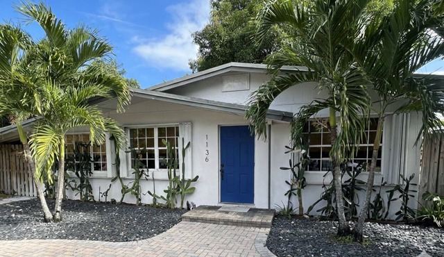 Tropical Mid-Century Modern Paradise w/Gated Yard