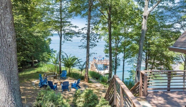 Water Front Smith Mountain Lake! Diving board, Water slide and More! in Huddleston