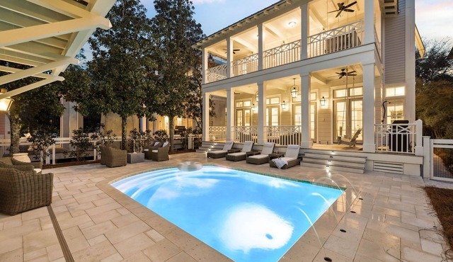 WaterColor Home with Pool and Carriage