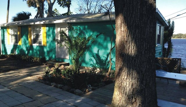 Waterfront Cottage Rental with a Dock on the San Sebastian River, Florida
