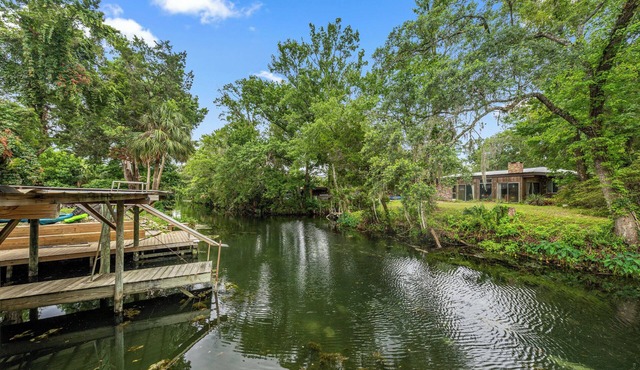 Waterfront home on Spring, Manatees, Boat Slip, Gulf access, scalloping.