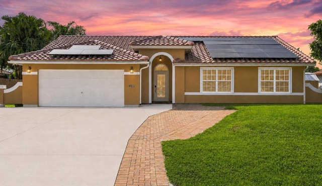 Waterfront Pool Home with Private Dock in Port Saint Lucie