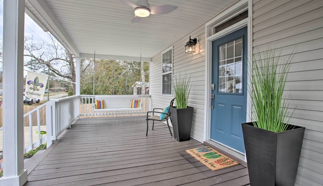 Waveland Home Near Beach: Pets Allowed!