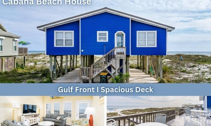 Fort Morgan House | Cabana Beach House- The Sand is White~ The Water is Clear! Why are You not here?