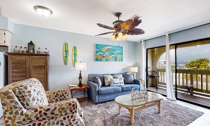Gulf Shores Condo | Partial lagoon-view charming condo with beach access minutes away