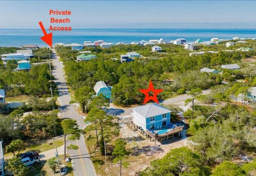 Surf Side Shores House | Private Beach-Private Pool-Easy walk to the Beach