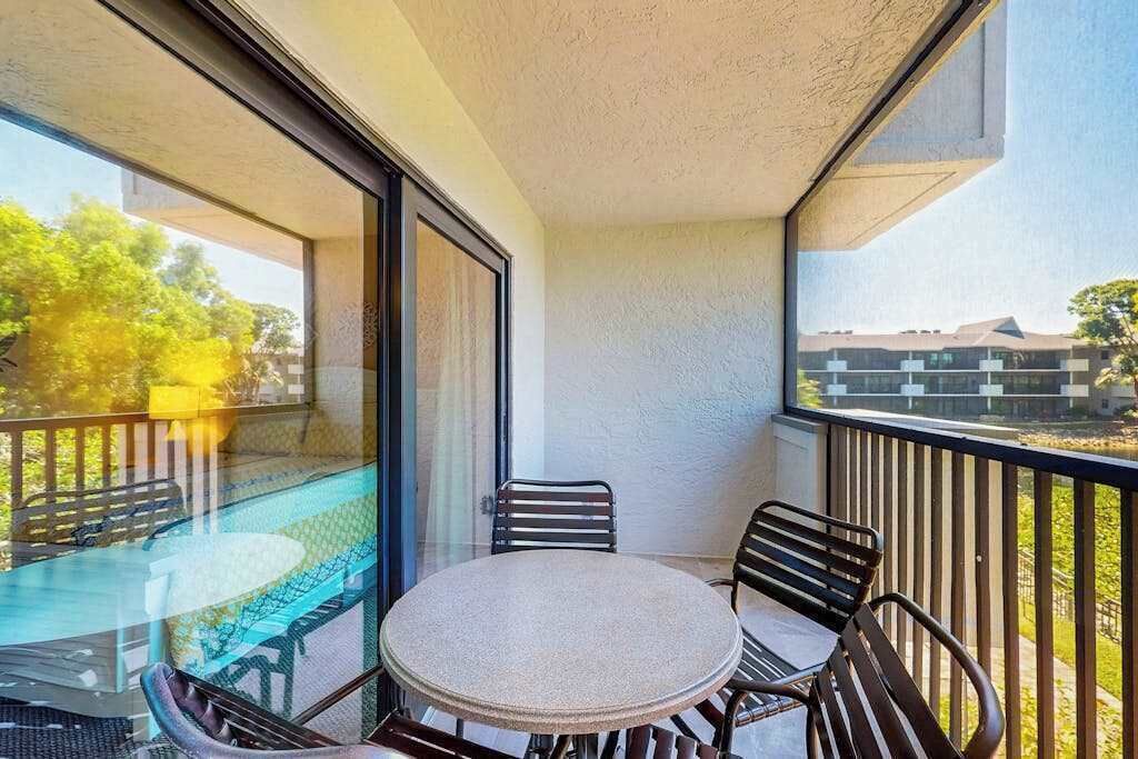 Park Shore Condo | Spacious, waterfront condo with outdoor pool, tennis, & volleyball