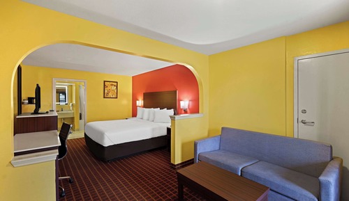Suite, 1 King Bed, Accessible, Refrigerator & Microwave (with Sofabed)