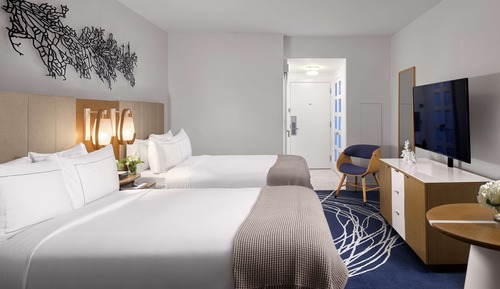 Room, 2 Double Beds, Balcony