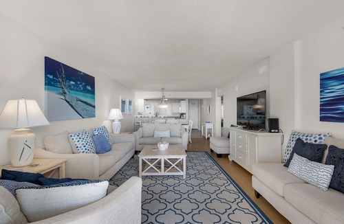 Ono Island Condo | Sandy Key 413: 2 BR/2 BA Gulf Front Condo in Perdido Key, FL Sleeps 6