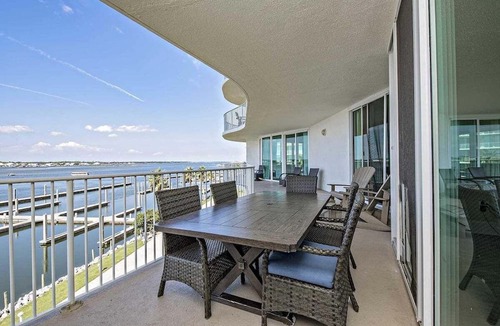 Orange Beach East Condo | Caribe Resort 307B 3 bedroom 3 bath Beautiful Bay Views Boat docks by Prickett Properties