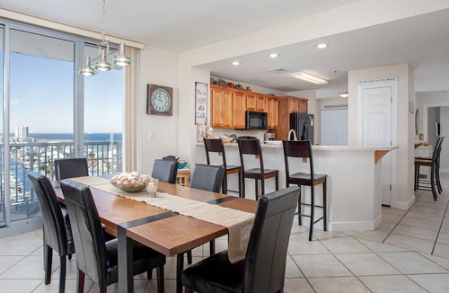Pensacola Beach Condo | Huge Balconies with three Water Views, Resort Pool with Spa - ED1050