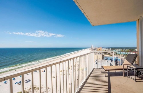 Gulf Shores Condo | San Carlos 1209 | Gorgeous, updated direct beach front! Walk to shop, dine, fun!