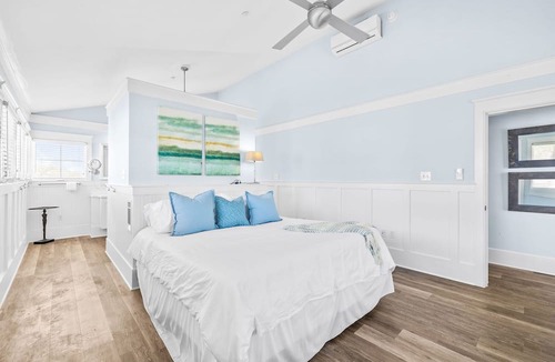 Beach District Condo | Stylish Coastal Retreat | Large Balcony w/Views | Steps to Beach Club & Pools