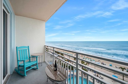 Brush - Stewarts Condo | Luxury 8th Floor 1 BR Condo Direct Oceanfront Wyndham Ocean Walk Resort Daytona Beach | 808