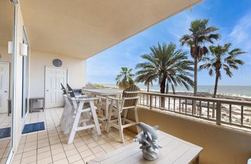 Fort Morgan House | Gulf View Condo w Balcony & Resort Pool Tennis Sauna Gym
