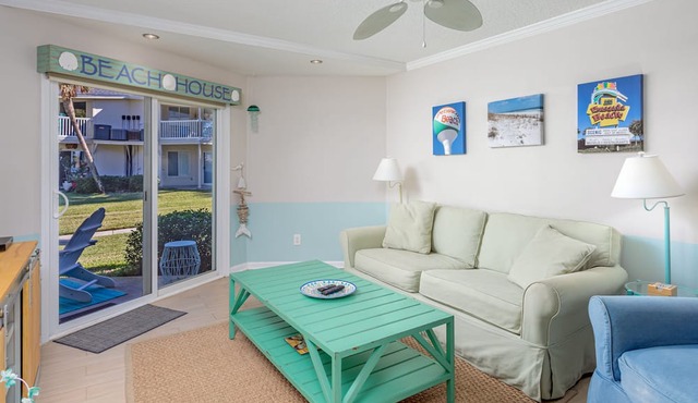 Bright and Fun Beach Themed Condo - On Little Sabine Bay - Sand Dollar W107