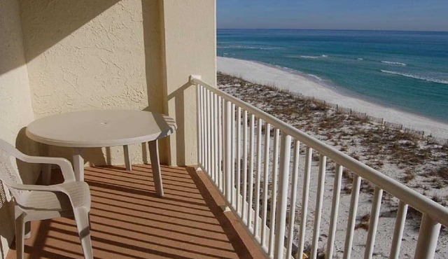 Directly on the Gulf, larger end unit, both bedrooms have water view!